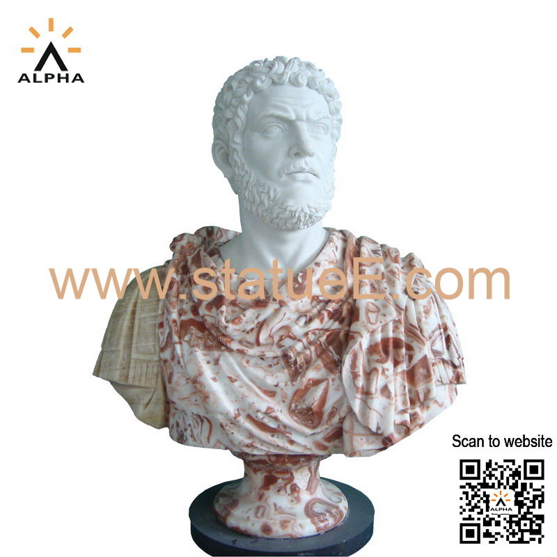 marble bust of a man